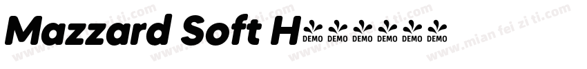 Mazzard Soft H字体转换